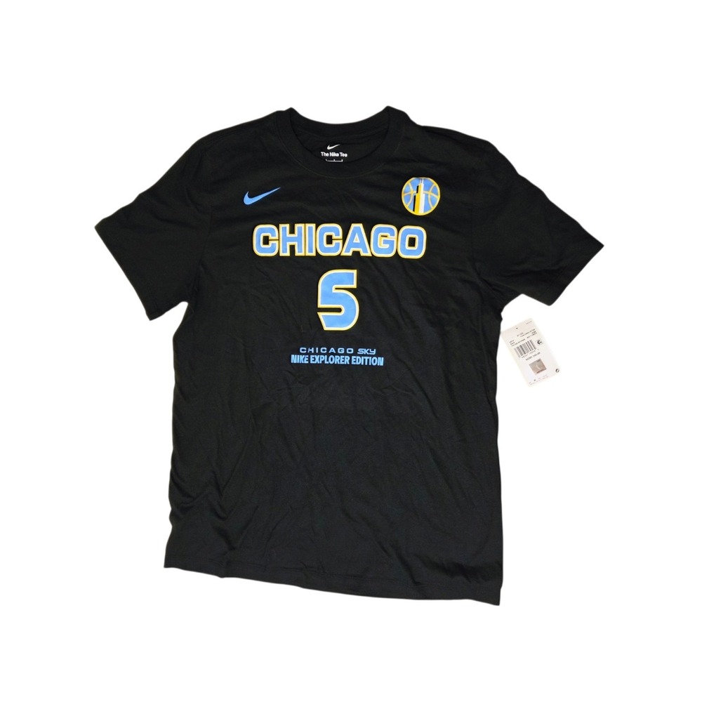Angel Reese 5 Chicago Sky Nike 2024 WNBA Name & Number Explorer T-Shirt  Adult L